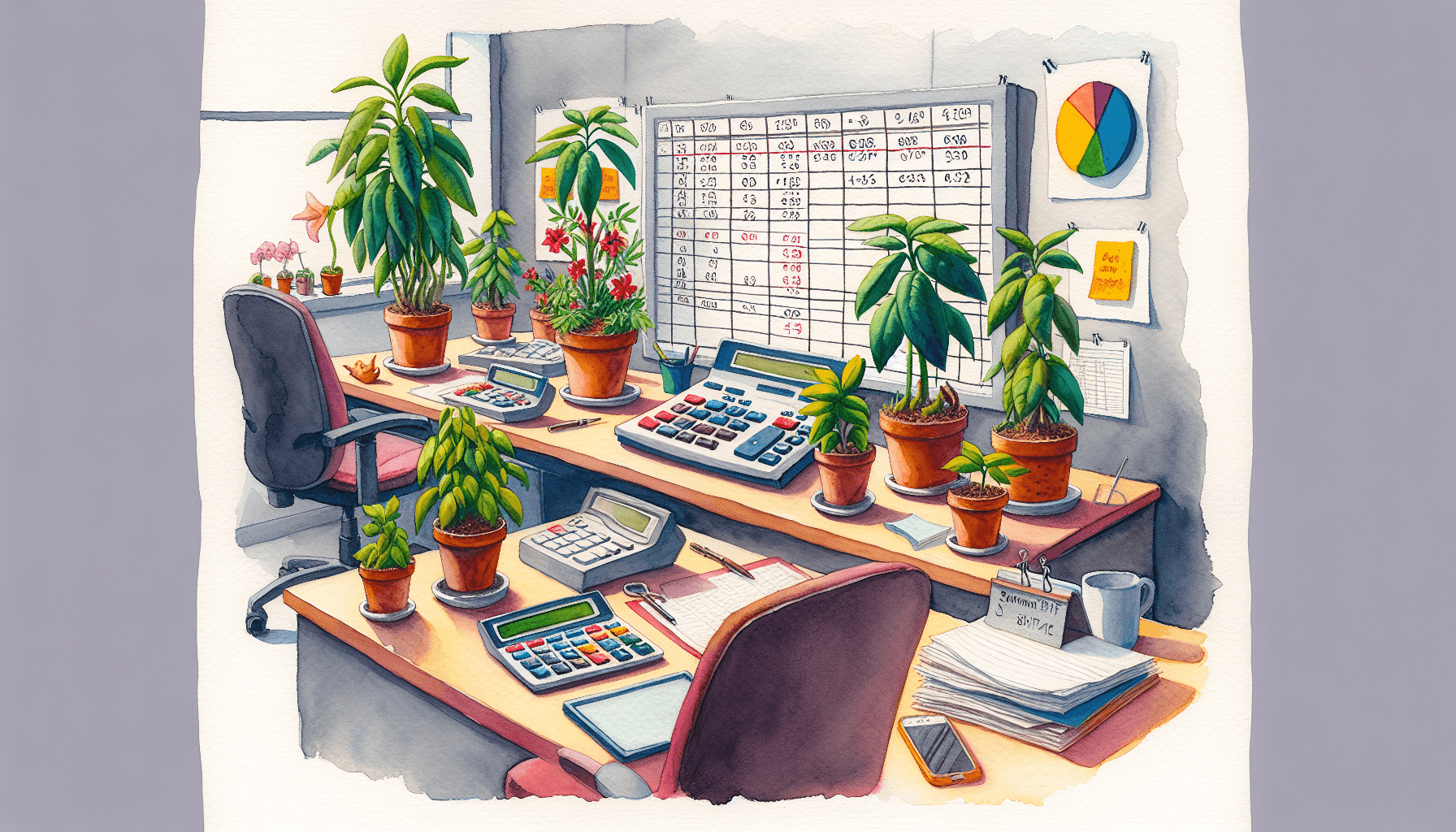 The plants in accounting have become sentient