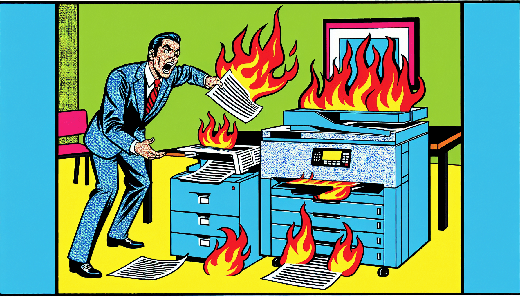 Warhol style AI art from a no-context quote